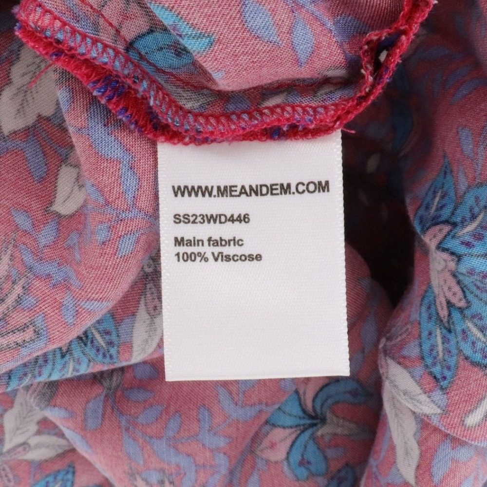ME+EM Fuchsia Floral Wrap-Style Midi Dress - Picture 9 of 10
